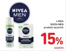 Spazio Conad LINEA NIVEA MEN prodotti assortiti offerta