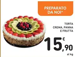 Spazio Conad TORTA CREMA, PANNA E FRUTTA offerta