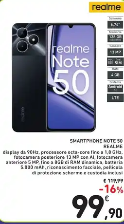 SMARTPHONE NOTE 50 REALME