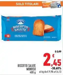 Conad Superstore BISCOTTO SALUTE MONVISO offerta