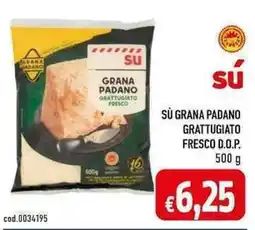 C+C maxigross SÙ GRANA PADANO GRATTUGIATO FRESCO D.O.P. 500 g offerta