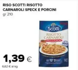 Tigre RISO SCOTTI RISOTTO CARNAROLI SPECK E PORCINI gr 210 offerta