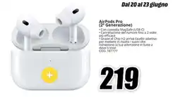 MediaWorld AirPods Pro (2 Generazione) offerta