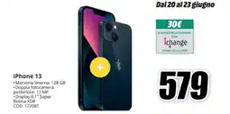 MediaWorld iPhone 13 offerta