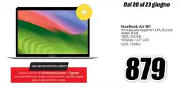 MediaWorld MacBook Air M1 offerta
