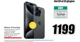 MediaWorld iPhone 15 Pro Max offerta