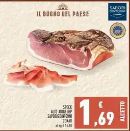 Conad Superstore SPECK ALTO ADIGE IGP SAPORI&DINTORNI CONAD offerta