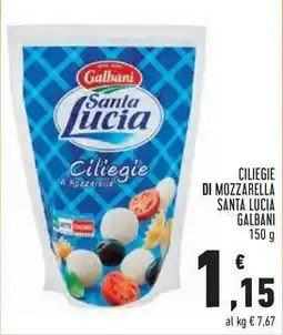 Conad Superstore CILIEGIE DI MOZZARELLA SANTA LUCIA GALBANI offerta