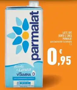 Conad Superstore LATTE UHT BONTÀ E LINEA PARMALAT parzialmente scremato offerta