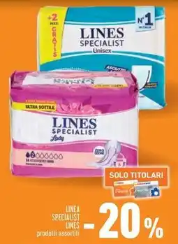 Conad Superstore LINEA SPECIALIST LINES prodotti assortiti offerta