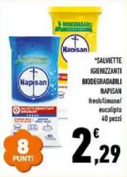 SALVIETTE IGIENIZZANTI BIODEGRADABILI NAPISAN