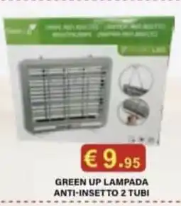 GREEN UP LAMPADA ANTI-INSETTO 2 TUBI