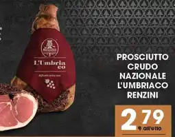 Interspar PROSCIUTTO CRUDO NAZIONALE L'UMBRIACO RENZINI offerta