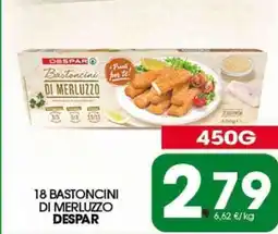 Interspar 18 BASTONCINI DI MERLUZZO DESPAR offerta