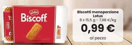 Offerta Biscotti monoporzione Lotus nel volantino di Interspar