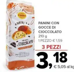 Todis PANINI CON GOCCE DI CIOCCOLATO offerta