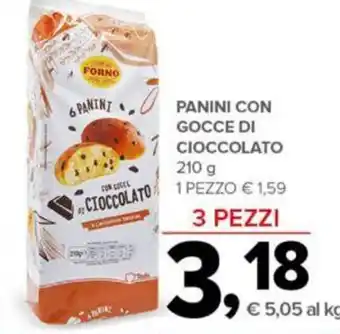 Todis PANINI CON GOCCE DI CIOCCOLATO offerta