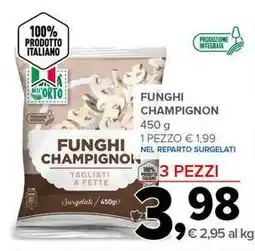 Todis FUNGHI CHAMPIGNON offerta
