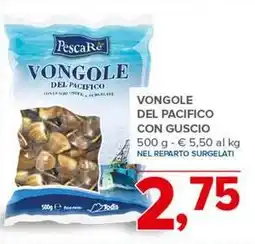 VONGOLE DEL PACIFICO CON GUSCIO