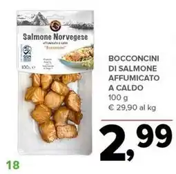 Todis BOCCONCINI DI SALMONE AFFUMICATO A CALDO 100 g offerta