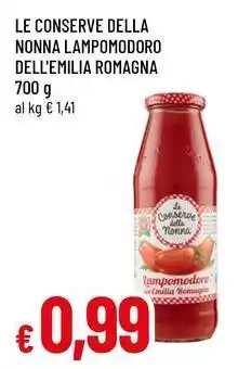 Famila LE CONSERVE DELLA NONNA LAMPOMODORO DELL'EMILIA ROMAGNA offerta