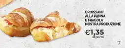 Mercatò CROISSANT ALLA PANNA E FRAGOLA NOSTRA PRODUZIONE offerta