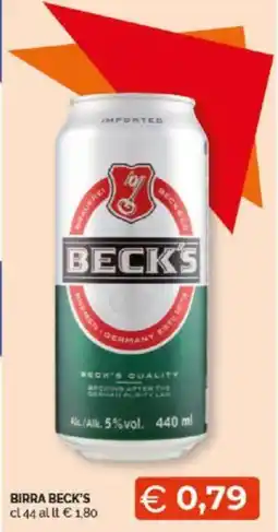 Mercatò BIRRA BECK'S cl 44 offerta