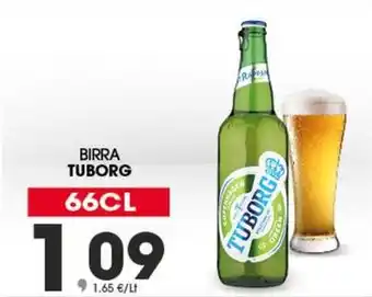 Eurospar BIRRA TUBORG 66CL offerta