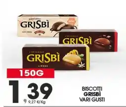 Eurospar BISCOTTI GRISBI VARI GUSTI offerta