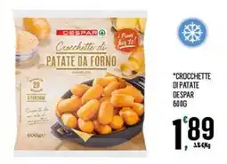Eurospar CROCCHETTE DI PATATE DESPAR offerta