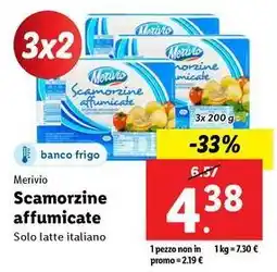 Lidl Merivio Scamorzine affumicate offerta