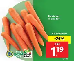 Lidl Carote del Fucino IGP offerta