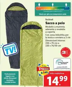 Rocktrail Sacco a pelo