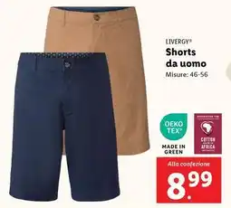 Lidl LIVERGY Shorts da uomo offerta