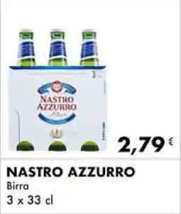 Iper Tosano NASTRO AZZURRO Birra 3 x 33 cl offerta