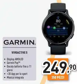 Unieuro GARMIN VIVOACTIVE 5 offerta