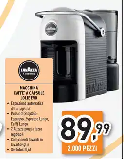 Unieuro MACCHINA CAFFE' A CAPSULE JOLIE EVO offerta
