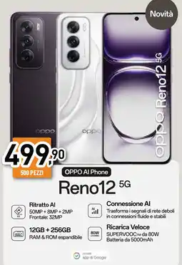 Unieuro Oppo Reno12 5G offerta