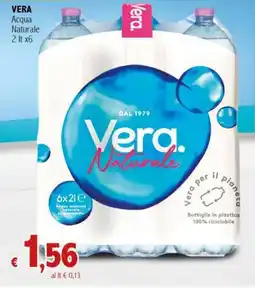 Franzy's Food VERA Acqua Naturale 2 It x6 offerta
