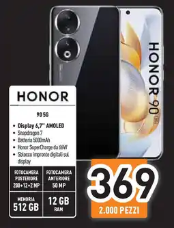 Unieuro HONOR 90 5G offerta
