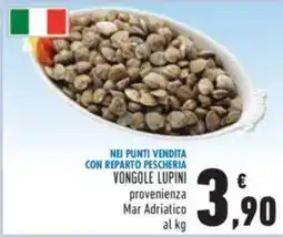 Conad VONGOLE LUPINI offerta