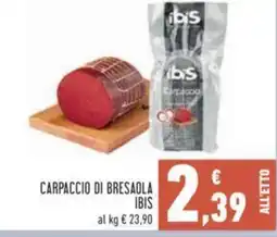 Conad CARPACCIO DI BRESAOLA IBIS offerta
