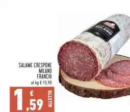 Conad SALAME CRESPONE MILANO FRANCHI offerta