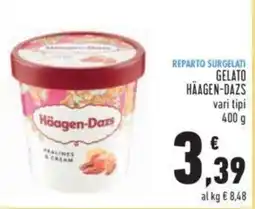 Conad GELATO HAAGEN-DAZS vari tipi 400 g offerta