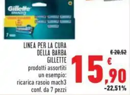 Conad LINEA PER LA CURA DELLA BARBA GILLETTE offerta