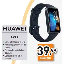 Unieuro HUAWEI BAND 8 offerta