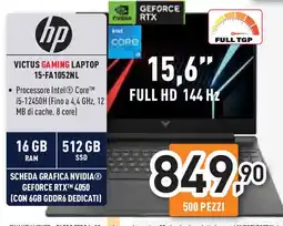 Unieuro hp VICTUS GAMING LAPTOP 15-FA1052NL offerta