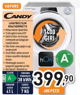CANDY LAVATRICE SLIM R04476DWMC71S