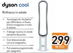 Unieuro dyson cool Rinfresca in estate offerta