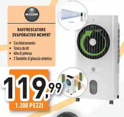 Unieuro MACOM RAFFRESCATORE EVAPORATIVO MCM987 offerta